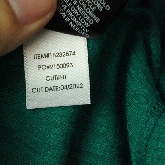 Torrid TEXTURED JERSEY SMOCKED WAIST TOP Womens Plus Size 6X Green NEW NWT - Picture 9 of 14